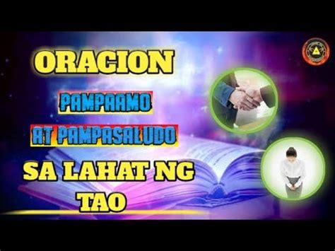 orasyon para mapasunod ang isang tao|Orasyon .